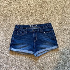 Denim shorts